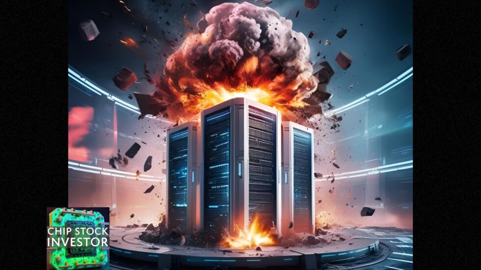 data center exploding