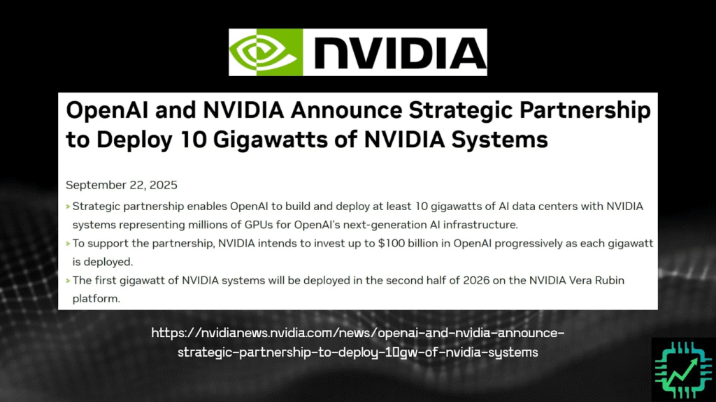 Nvidia and OpenAI's investment announcement on September 22, 2025